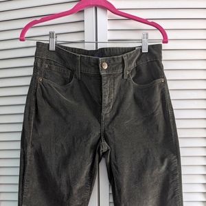 NYDJ olive corduroy boot cut pants s:4